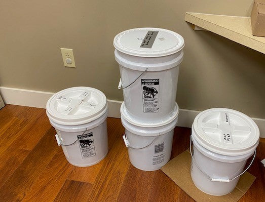 Bulk Honey 50lbs in a five gallon bucket.