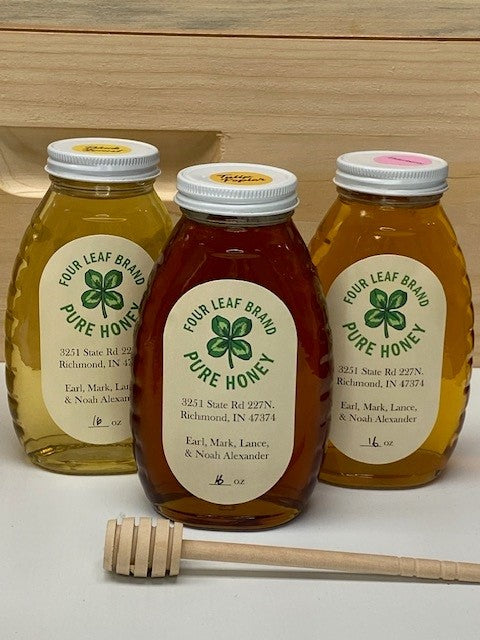 Three One Pound Varietal Honey