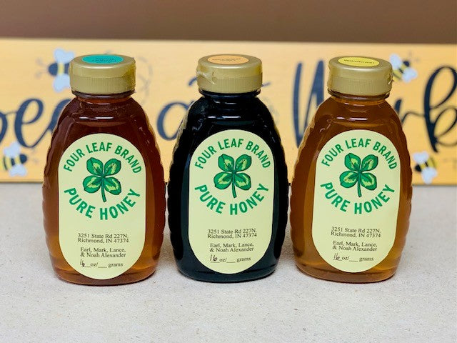 Three One Pound Varietal Honey